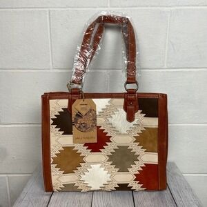 Catchfly Studio Aztec‎ Western Tote Bag Concealed Carry Pocketbook Purse